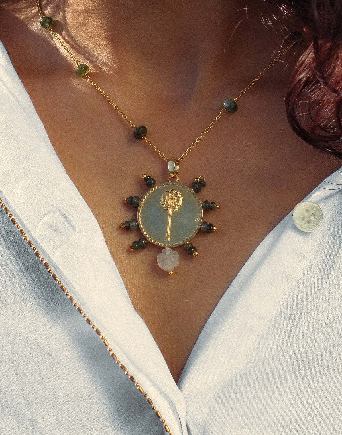 An Emerald Kind of Night Necklace