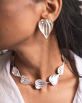 Betel Leaf Choker - Silver