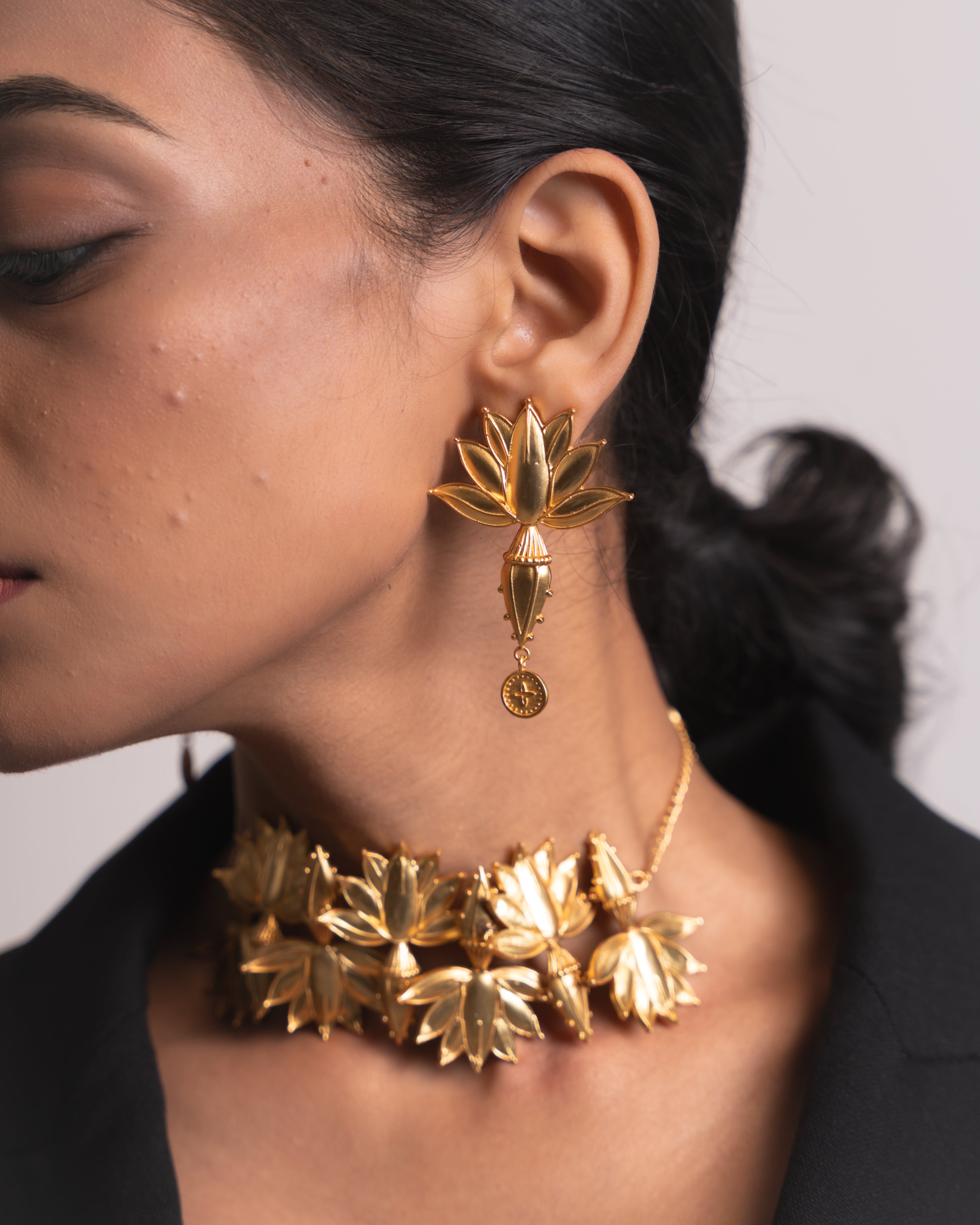 Banana Flower Earrings
