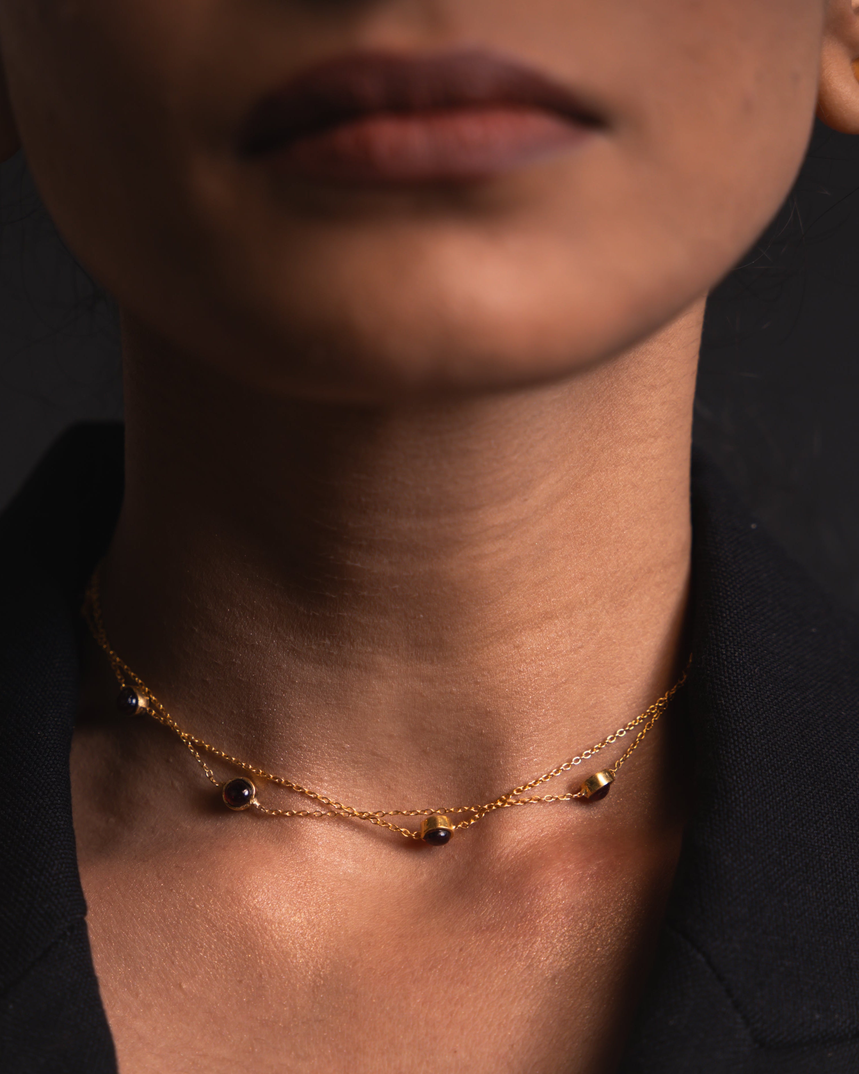 Morning Dew Choker Necklace- 925 Silver