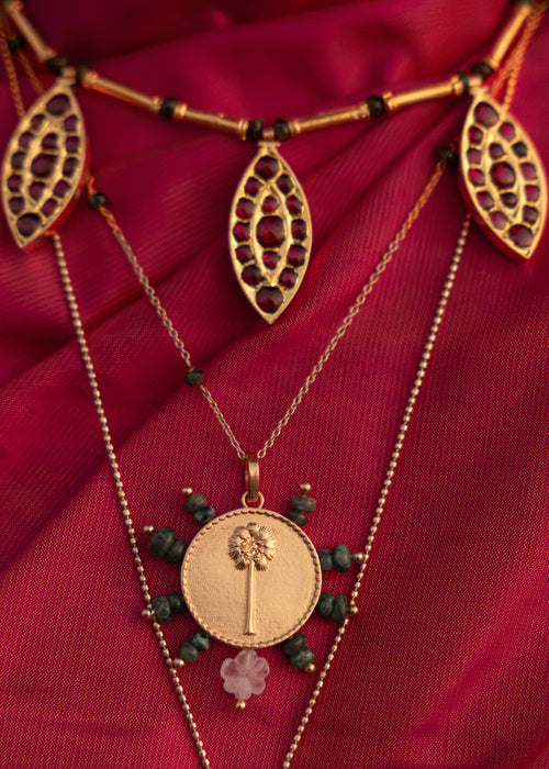 An Emerald Kind of Night Necklace