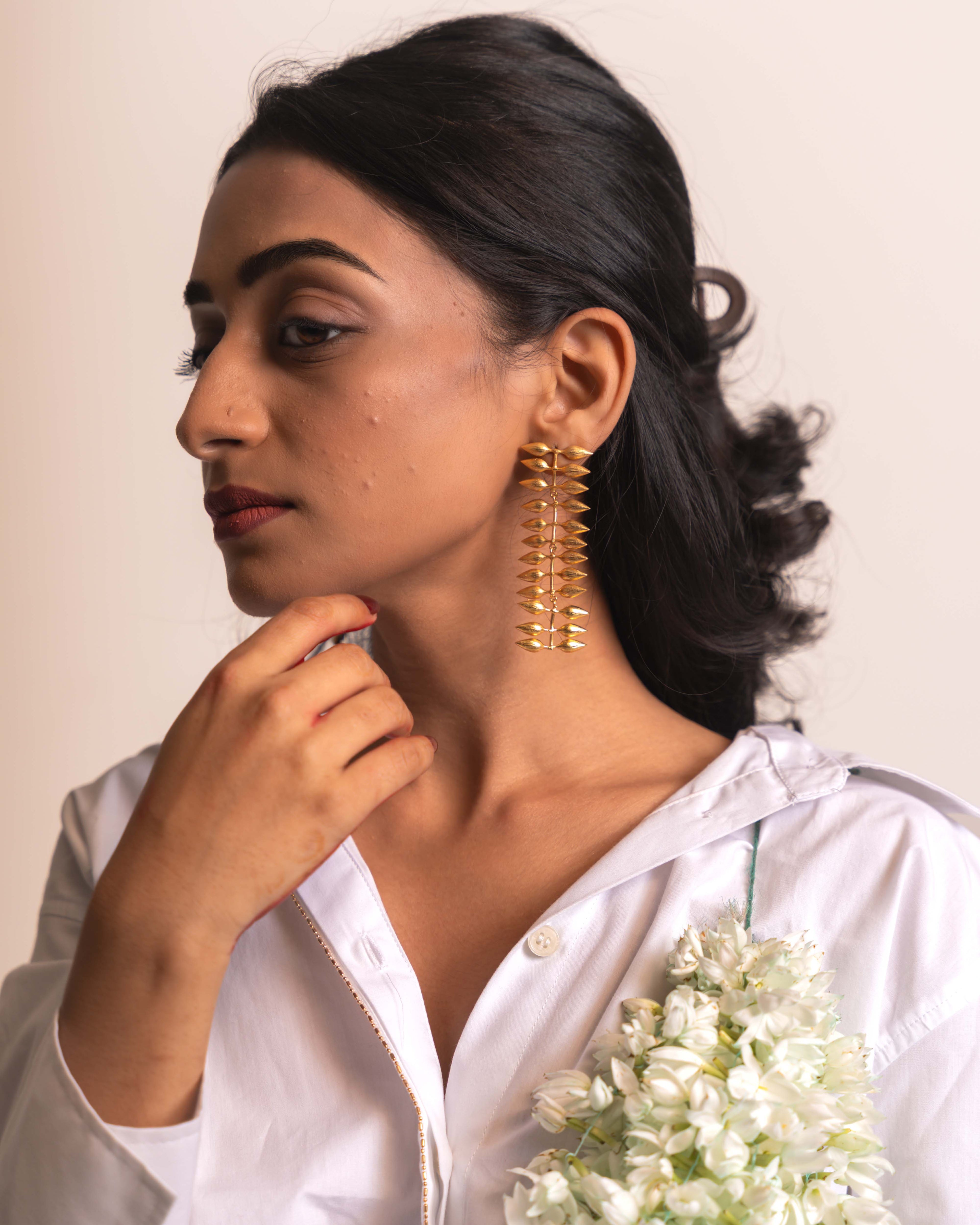 Spanish Jasmine/ Gajra Earrings