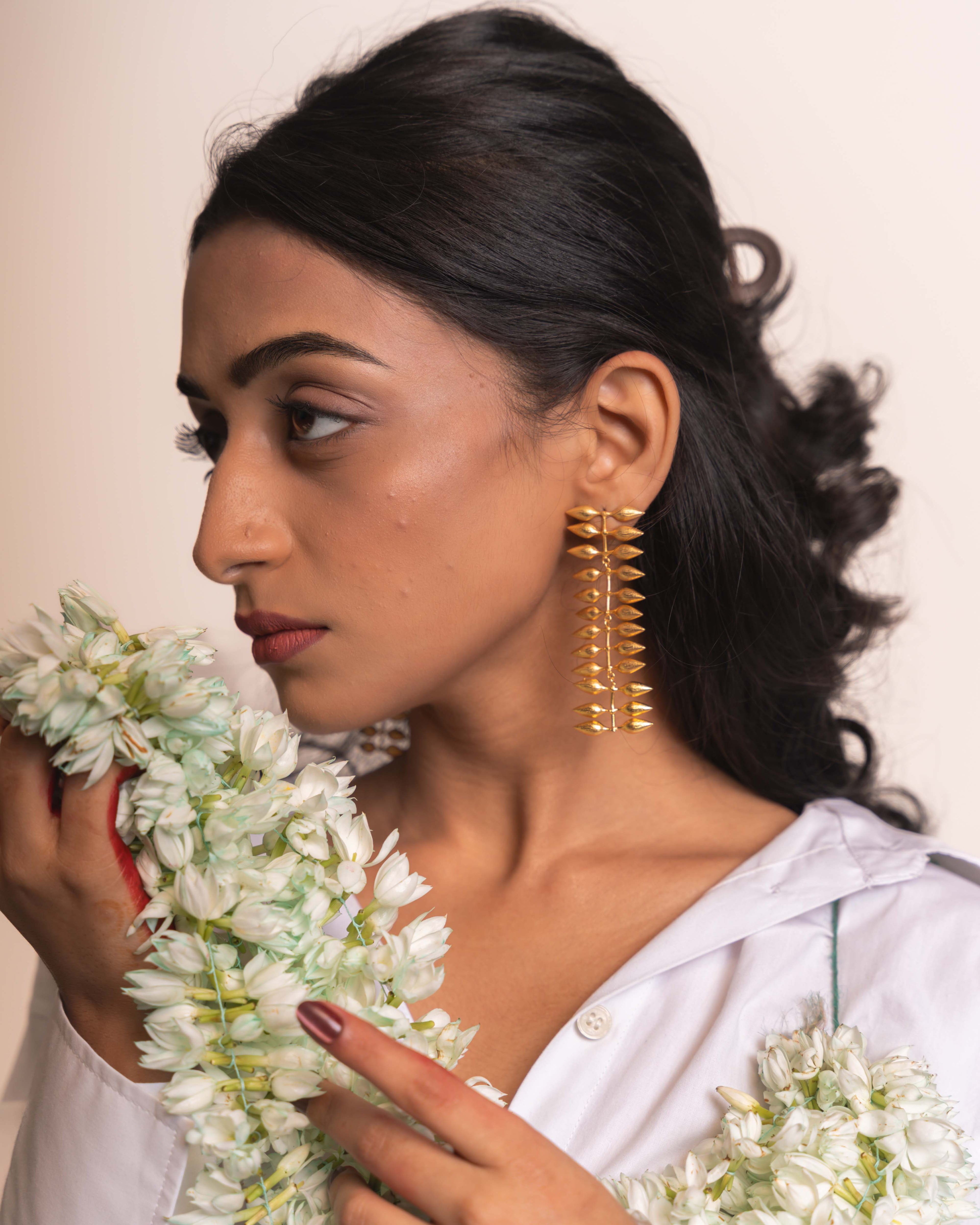 Spanish Jasmine/ Gajra Earrings
