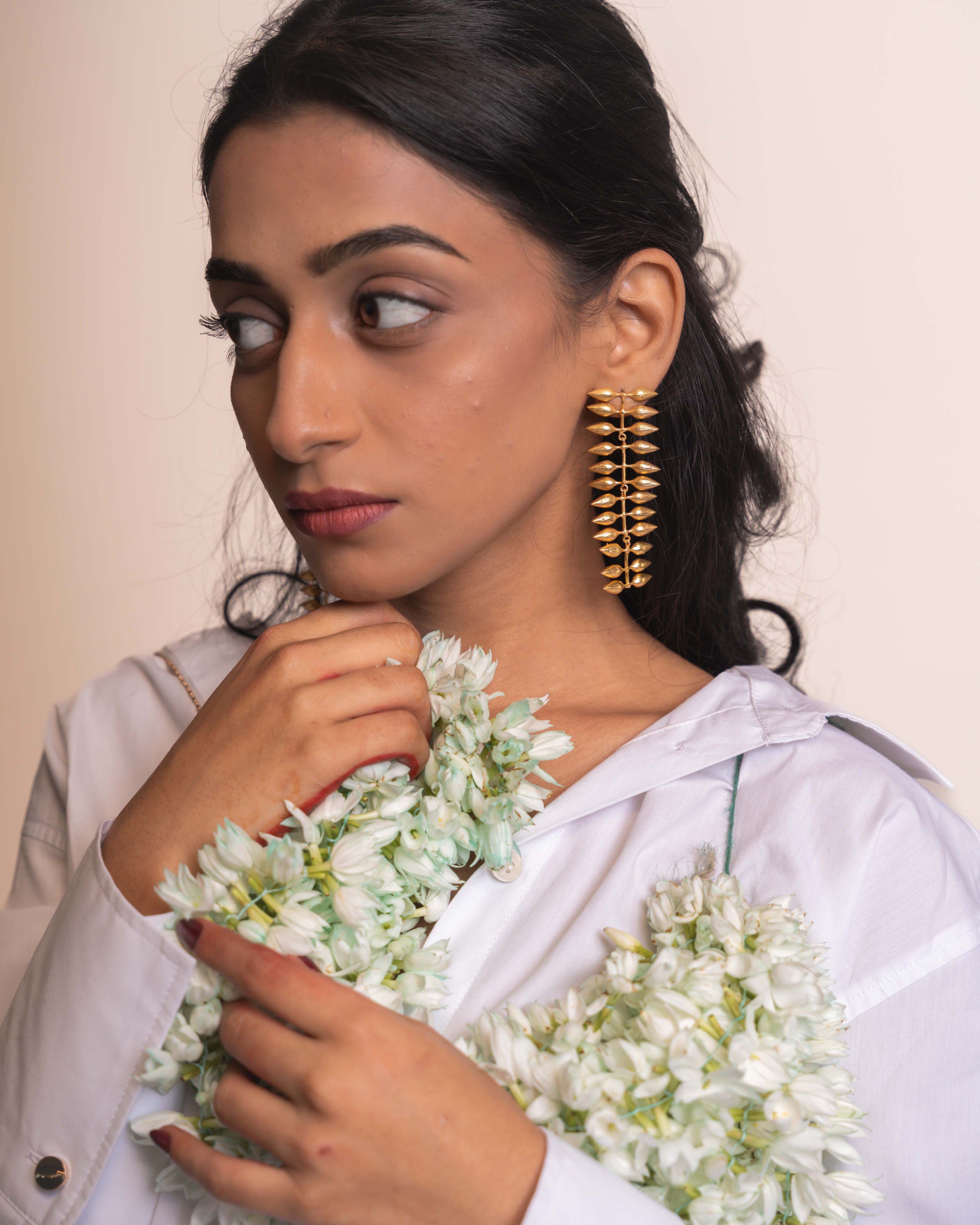 Spanish Jasmine/ Gajra Earrings