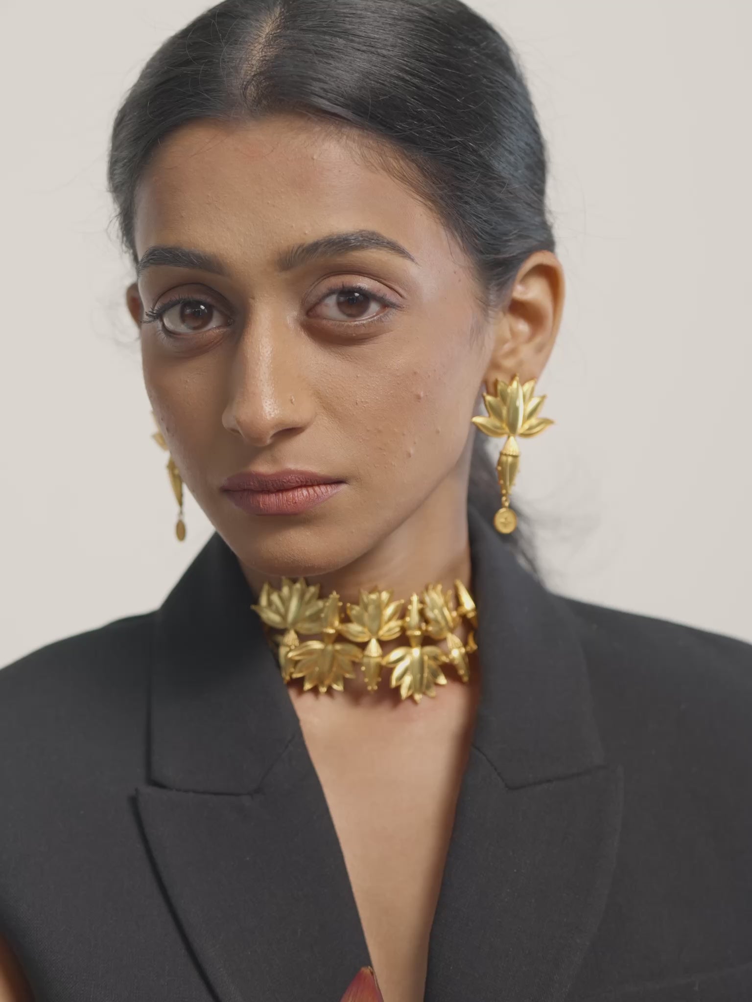 Banana Flower Earrings