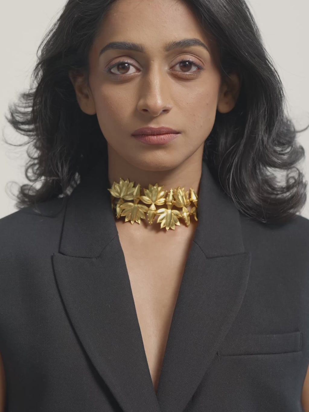 Banana Flower Field Choker