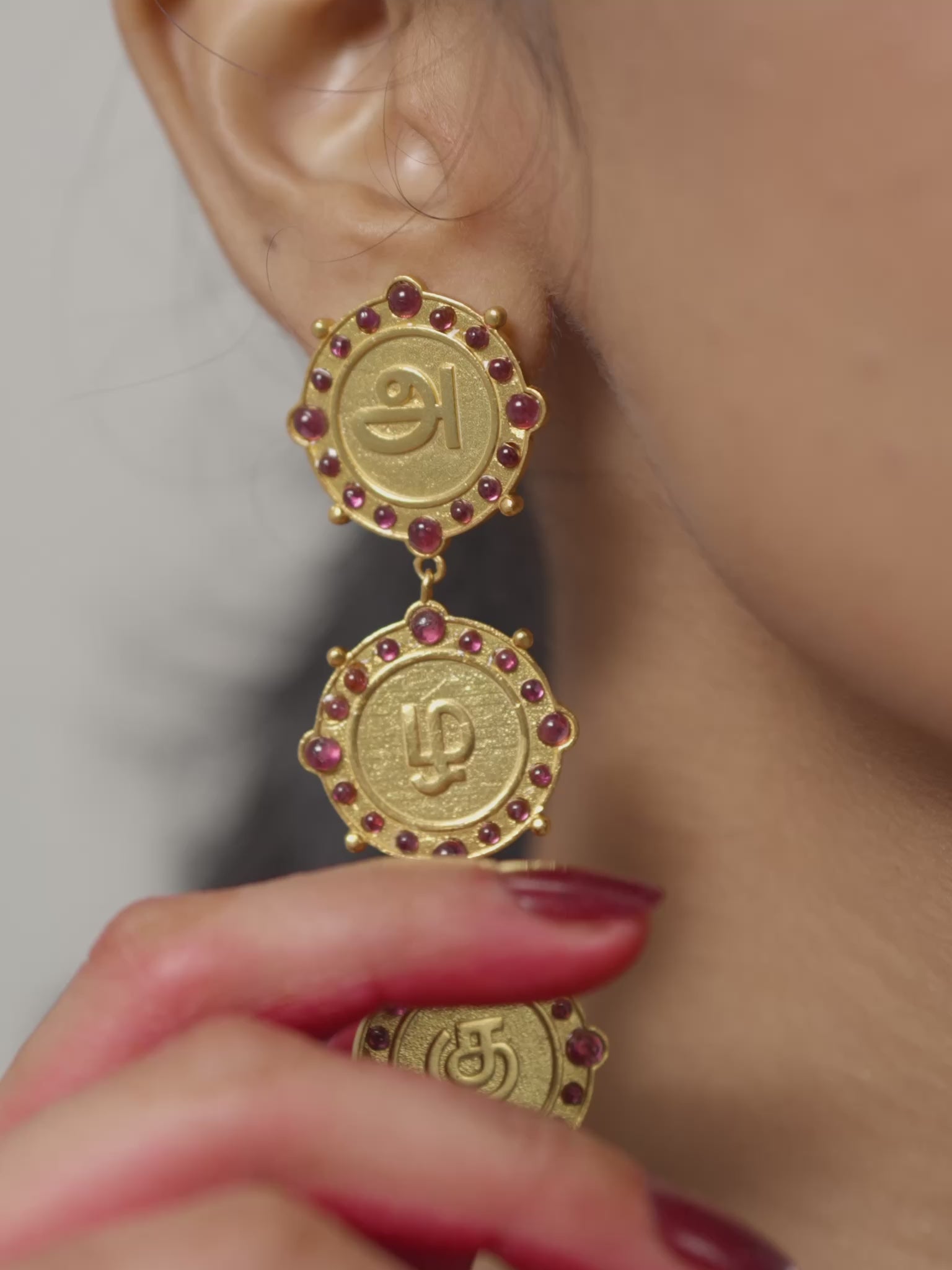 Beauty/ Azhagu Earrings