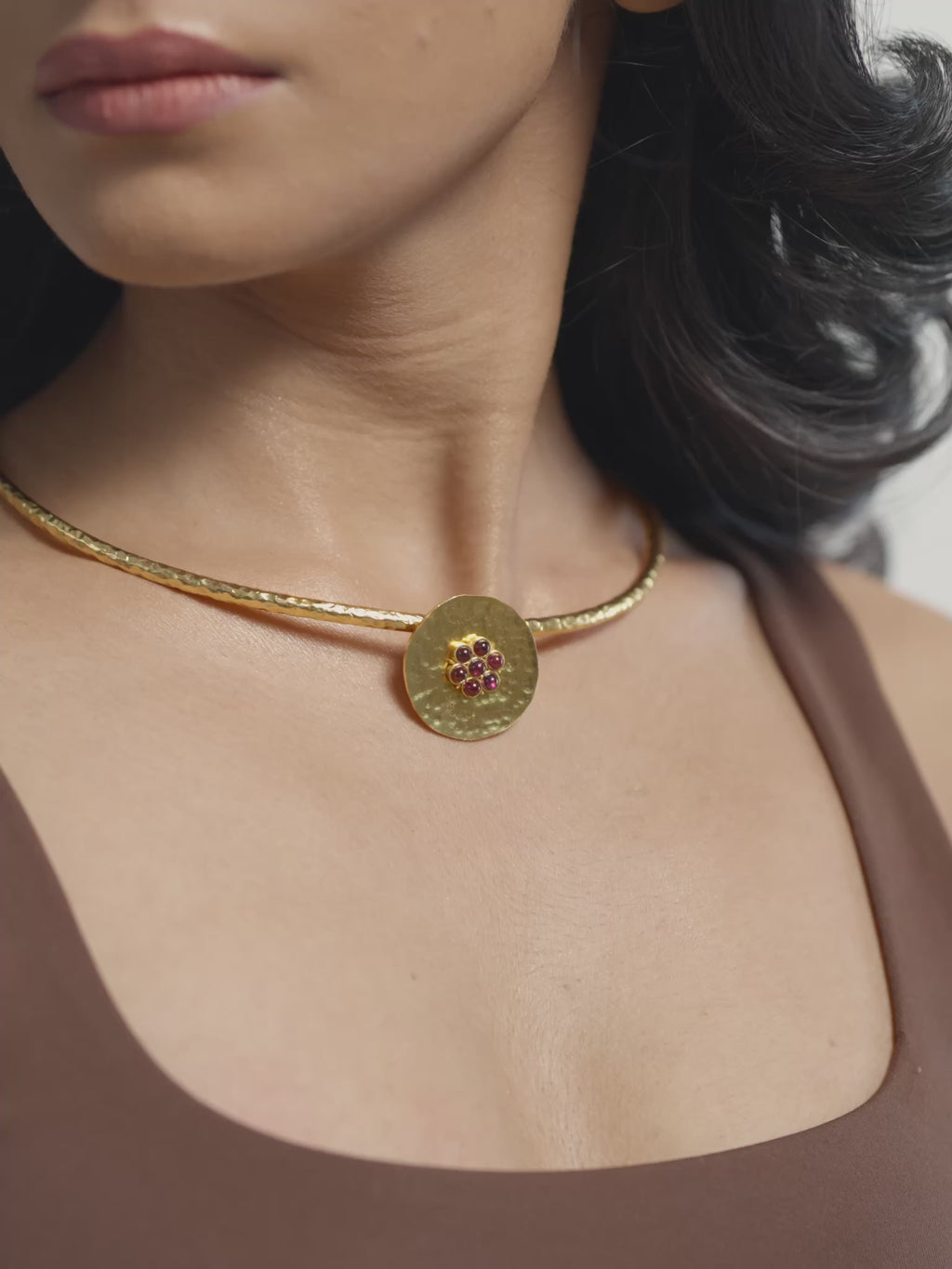 Flower Coin Choker