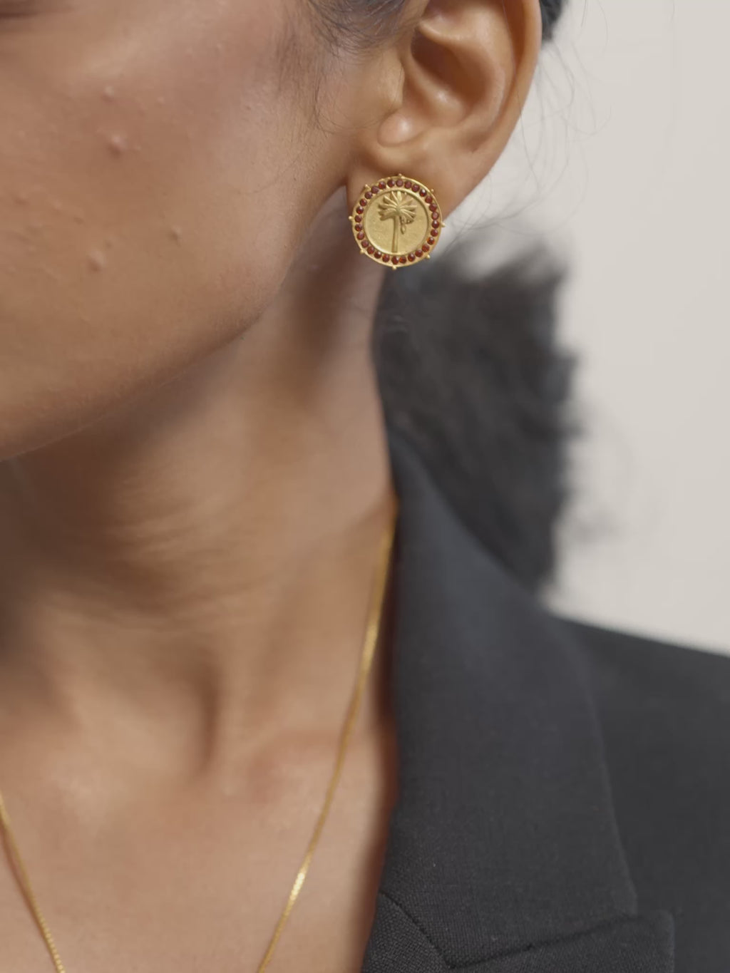 Classic Banana Plant Studs