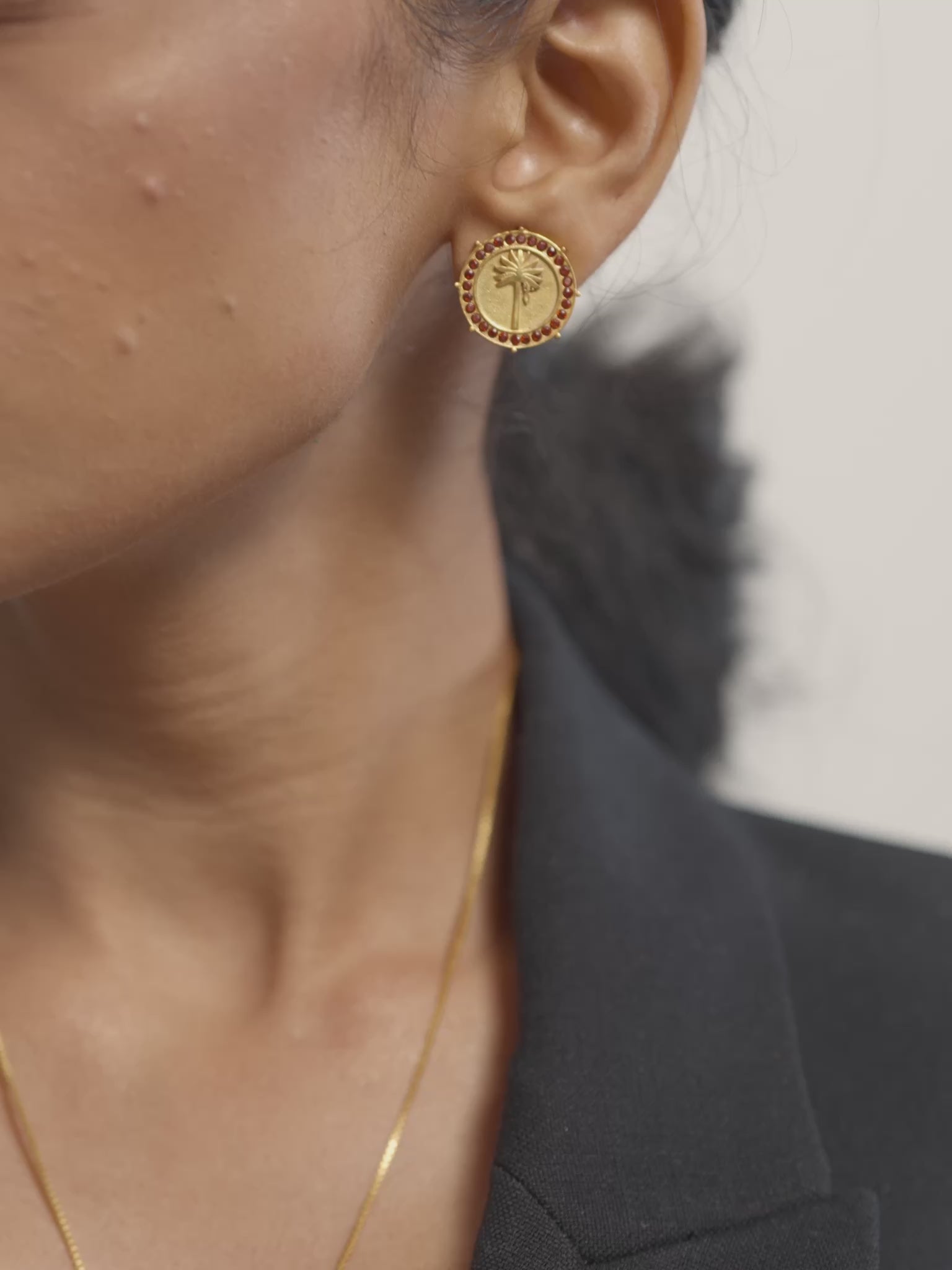 Classic Banana Plant Studs